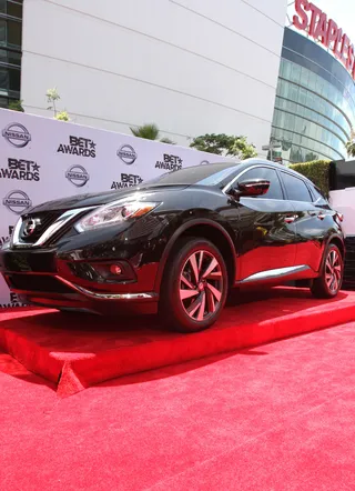 Hot Wheels - Taking a break from the fashion for a ‘mo...This new model from Nissan is most definitely a good look!(Photo: Maury Phillips/BET/Getty Images for BET)