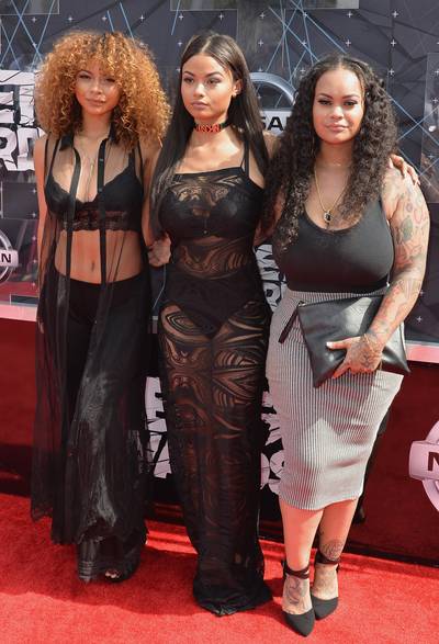 Crystal, India Love, and Morgan Westbrooks - The Internet personalities show us how to work sheer into our summer wardrobes. Hey, if you got it, flaunt it. (Photo: Earl Gibson/BET/Getty Images for BET)