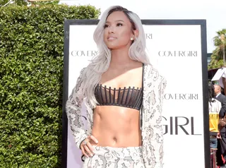 Karrueche Tran&nbsp; - The star's beachy, blond hair color is perfectly paired with her clean makeup and extended lashes.&nbsp;(Photo: Jason Kempin/BET/Getty Images for BET)