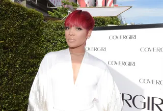 Monica&nbsp; - Monica&nbsp;shows off a stunning green, smoky eye to light up the Glam Stage.&nbsp;(Photo: Jason Kempin/BET/Getty Images for BET)