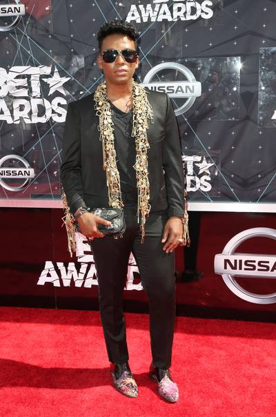 David Tlale - The designer takes the carpet in a design of his very own. #Werk&nbsp;  (Photo: Frederick M. Brown/Getty Images for BET)
