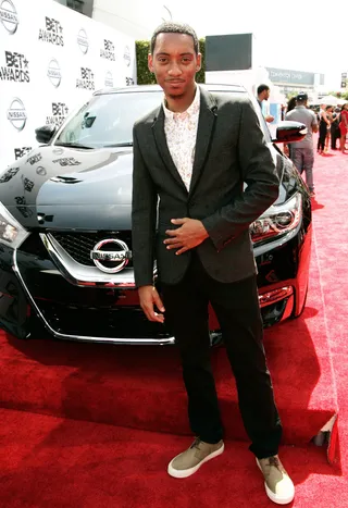 Barry Floyd - Tee Tee who? The Game actor gets suave for the red carpet in a suit and sneaks.&nbsp; (Photo: Maury Phillips/BET/Getty Images for BET)