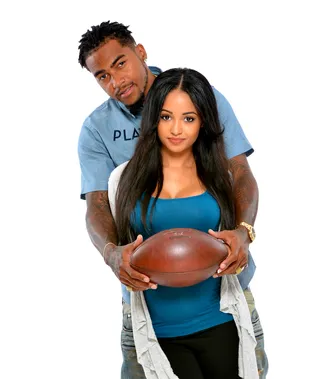Kayla Phillips - DeSean's pregnant girlfriend helps keep him grounded and optimistic. He respects and admires her strength and sees her as the one who provides balance.  (Photo: BET)