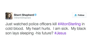 Sherri Shepherd - The future generation of Black men is hurting.&nbsp;(Photo: Sherri Shepherd via Twitter)
