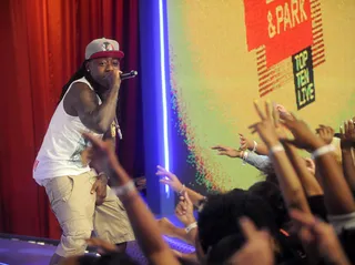 "How I'm Raised" - On "How I'm Raised," Ace runs down his street pedigree with a cascading rhyme. What is it you need to know? He never snitched and never been took. The streets? He runs them.(photo: John Ricard / BET).