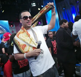 French Montana - "When Rucker Park was rocking, we used to go by Willie's Burgers on 145 Street back in like 1989. I was a kid, but [Rakim] that's what all the&nbsp;hustlers were bumping."&nbsp;(Photo: John Ricard / BET)