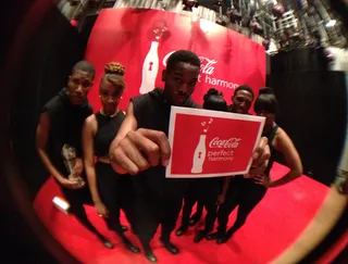 Look At Us Now - W.O.W. All Star Dance Team Dancers on Pointe celebrate winning $5,000 courtesy of Coca Cola at 106 &amp; Park, August 20, 2012. (Photo: John Ricard / BET)