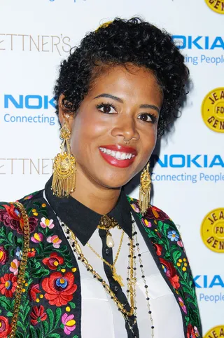 Kelis - Give your teeny weeny afro a little bit of edge by tapering the sides and keeping the length at the crown.&nbsp;  (Photo: WENN.com)