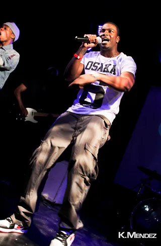 In the Flow - 360 goes in with his latest tracks on stage.&nbsp;(Photo: K. Mendez / BET)