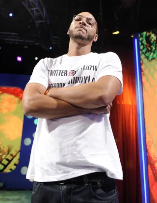 #NuffSaid - Freestyle Friday competitor Buddy Lo at 106 &amp; Park, August 17, 2012. (Photo: John Ricard / BET).