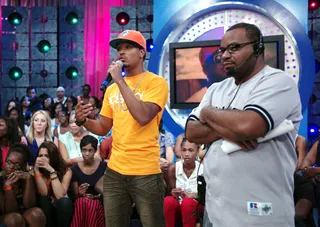 Run That Again - Romeo practices for the next segment at 106 &amp; Park, August 17, 2012. (Photo: John Ricard / BET).