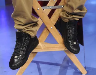 All Black Everything - Freestyle Friday judge Hitboy at 106 &amp; Park, August 17, 2012. (Photo: John Ricard / BET).