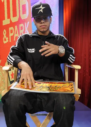 Araab Muzik - Freestyle Friday judge Araab Muzik at 106 &amp; Park, August 17, 2012. (Photo: John Ricard / BET).