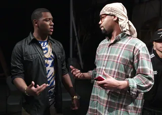 Collab? - Juvenile and Hitboy at 106 &amp; Park, August 17, 2012. (Photo: John Ricard / BET).