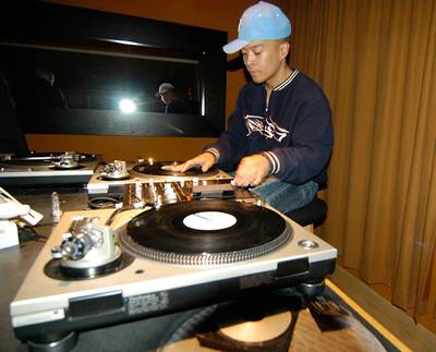 40. DJ Qbert - Pound for pound, Qbert is arguably the illest scratcher of all time. With his mind-bending, lightning-quick cuts, he lorded over DJ battles and competition in the early '90s, leading turntablism's emergence as a true art form that decade. His deft scratches on Kool Keith's 1996 underground classic Dr. Octagonecologyst are nothing short of face-melting.  (Photo: djqbert.com)