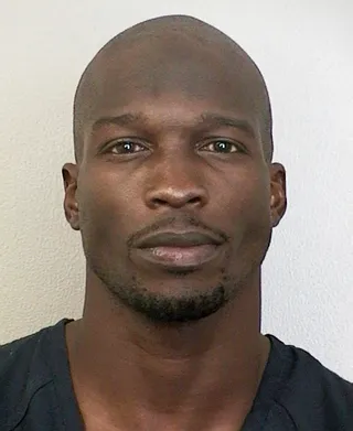 Chad Johnson - In reality TV news heard around the world, former NFL star Chad Johnson was jailed in Florida on a domestic violence charge after his new wife, Evelyn Lozada, accused him of head-butting her during an argument.   (Photo: AP Photo/Broward Sheriff's Office)