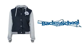 Full Tilt Women's Varsity Jacket - Can you believe this hooded varsity jacket is only $30? We’re in! Are you?&nbsp;  (Photo: tillys.com)