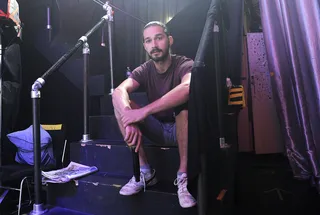 How Are Ya - Shia LaBeouf backstage at 106 &amp; Park, August 13, 2012. (Photo: John Ricard / BET)