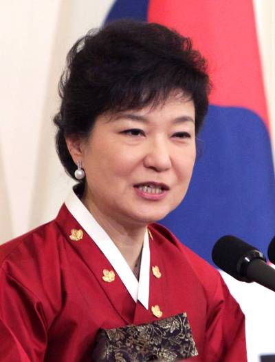 South Korea Reacts to North Korean Execution - The execution of North Korean President Kim Jung Un’s uncle Chang Song-thaek, who is accused of planning a coup, prompted South Korean President Park Geun-hye to host a meeting of security officials on Dec. 16. Geun-hye warned of “reckless provocations&quot; by the North and called for increased border vigilance.(Photo: Chung Sung-Jun/Getty Images)