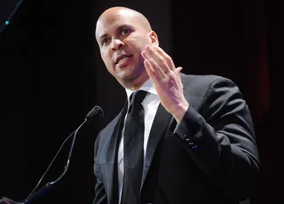 Cory Booker announcing he is running for New Jersey State Senator:&nbsp; - “I ask for your support as I seek to serve as your Senator in that seat. The reason is simple: I believe I am the best candidate to continue the passionate advocacy for progressive values that Sen. Lautenberg exemplified.”(Photo: Brad Barket/Getty Images)