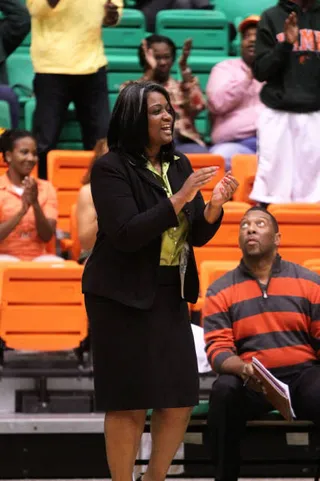 LeDawn Gibson - School: Florida A&amp;M University Tenure: 4 seasons Career Win/Loss Record: 32-28 Highlights: Florida A&amp;M quarterfinal appearance in the Mid-Eastern Athletic Conference Basketball Tournament (2011)(Photo: FAMU Athletics)