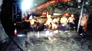 Miners Fired for Harlem Shake - Nearly 15 miners in Australia were fired after filming their own version of the Harlem Shake meme underground and posting the video online. (Photo: YouTube via Seano2101)