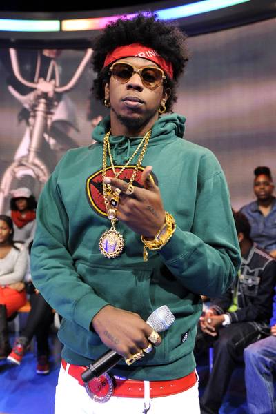 Trinidad James - Trinidad James may have managed a clothing store (and have plans for a clothing line), but Black Twitter questions his fashion choices. Remember when a pic of him in a jean skirt popped up?&nbsp;Slop Funk Dust responded with denial:&quot;gonna pretend i didn't just see a pic of Trinidad James wearing a jean mini skirt... nope, didn't see that. smmfh.&quot;(Photo: John Ricard/BET)