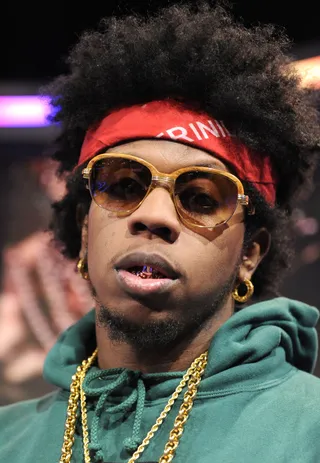 Trinidad James, @TrinidadJamesGG - Tweet: "Music ain't about music nomore. ‪#Ducks"  This week,&nbsp;Trinidad James kept his music industry critique going — which started with him saying that the South runs NYC radio — even after backlash from New York hip hop fans and threats from NYC rapper Maino.&nbsp;(photo: John Ricard / BET)