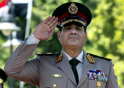 Egyptian Military Backs El-Sissi in Presidential Run - Egypt’s army chief Abdel-Fattah el-Sissi was endorsed for a presidential run by the country’s top generals on Monday. El-Sissi is expected to win the majority of the public’s vote if he does run in elections, which will take place by the end of April.&nbsp;(Photo: AP Photo/Jim Watson, Pool, File)