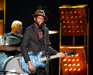 Country Strong - First-time Grammy winner Gary Clark Jr. took country by storm with his duet with Keith Urban.  (Photo: Kevork Djansezian/Getty Images)