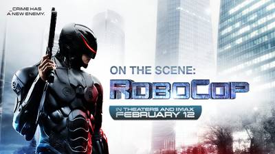 RoboCop - We're taking a look at this science fiction action flick starring Samuel L. Jackson and Joel Kinnaman. Get your first look at the upcoming film, which is in theaters and IMAX on February 12.