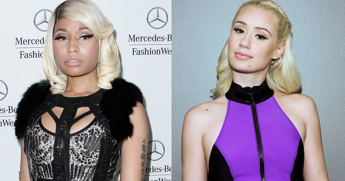 1200px x 630px - Nicki Minaj vs. Iggy - Image 3 from Girlfight: When Female Rappers Beef |  BET