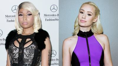 Nicki Minaj vs. Iggy Azalea - There's no question that Nicki Minaj&nbsp;has&nbsp;dominated in the female rap arena for the past few years, and at the 2014 BET Awards, she held tight to her reign as she took home Best Female Hip Hop Artist for the fifth straight year. During her acceptance speech, the Queens MC made comments that had everyone buzzing that she was coming for&nbsp;T.I.'s protégé&nbsp;Iggy Azalea, who had to&nbsp;defend&nbsp;her pen-game in the recent past.&nbsp;&quot;I thank God that I've been placed in a position to do something and represent women in a culture that is so male-driven,&quot; Nicki said. &quot;And I want you to know this ...&nbsp;when you hear Nicki Minaj spit, Nicki Minaj wrote it.&quot;(Photos from left: John Parra/Getty Images, Bennett Raglin/BET/Getty Images for BET)
