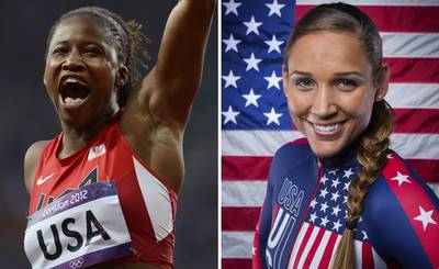 Lauren Williams and Lolo Jones Are Headed to Sochi - While Jamaica is gearing up for Sochi, so are Summer Olympic veterans Lolo Jones and Lauren Williams. Jones and Williams are two of three women who were selected on Jan. 19 to compete for Team USA.&nbsp;(Photo: REUTERS/Dylan Martinez; LUCAS JACKSON/LANDOV)