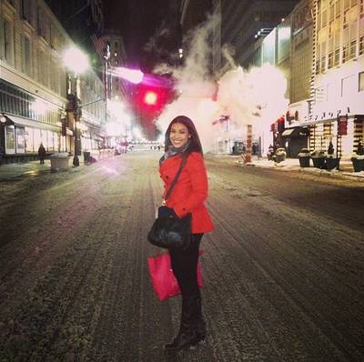 Jordin Sparks @jordinsparks - Jordin caught this rare moment during the recent polar vortex in the Big Apple, which has had many folks locked inside trying to escape the frosty temperatures.&nbsp;&quot;Good morning!&quot; she wrote. &quot;The empty streets of NY. That never happens!&quot;(Photo: Jordin Sparks via Instagram)