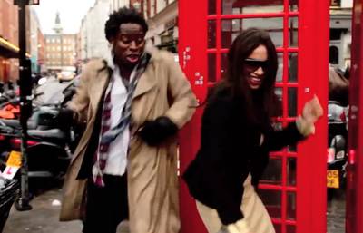 Rosario Dawson - British singer The Bullits had a supercool idea for his &quot;Supercool&quot; video. He and Rosario Dawson dance together on the street near a phone booth for six minutes. Not bad.(Photo: Courtesy of Kilburn Lane Music)