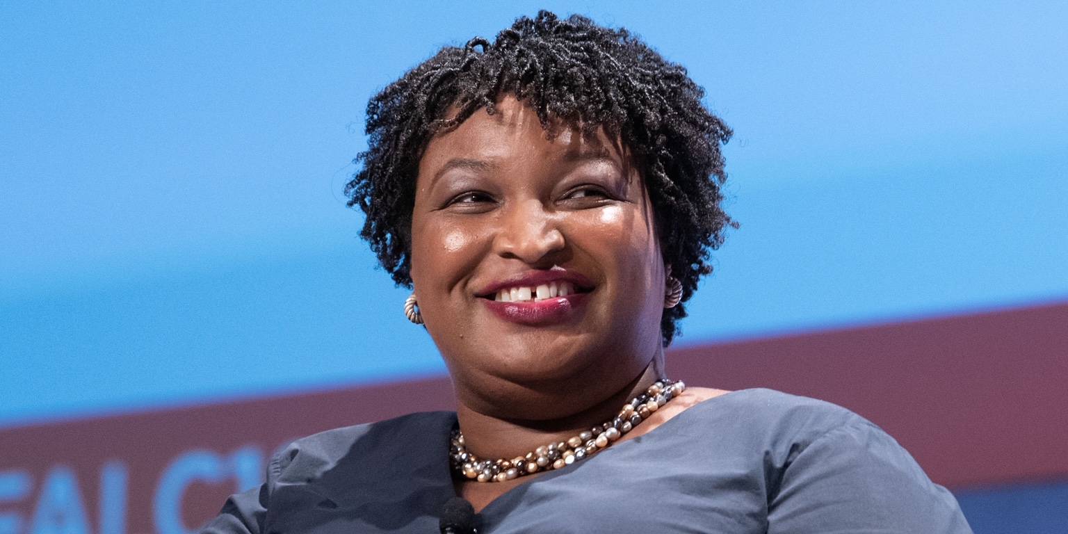 Stacey Abrams on BET Buzz 2021.