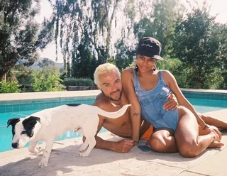 Jesse Williams And Taylour Paige - Jesse Williams&nbsp;and his girlfriend&nbsp;Taylour Paige&nbsp;are proud pet parents! Recently, the lovebirds were spotted on social media enjoying some poolside PDA with their growing pup by their sides.&nbsp;Showing the growth of their adopted dog on&nbsp;Instagram, Taylour questioned, “Remember when I said let’s rescue them all (you’re probably like which time you say that a lot) well, feel old yet?”Aww, we love it!(Photo via Taylour Paige/Instagram) (Photo via Taylour Paige/Instagram)