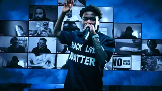 Roddy Rich made a political statement with his Black Lives Matter shirt.&nbsp; (Photo: BET)