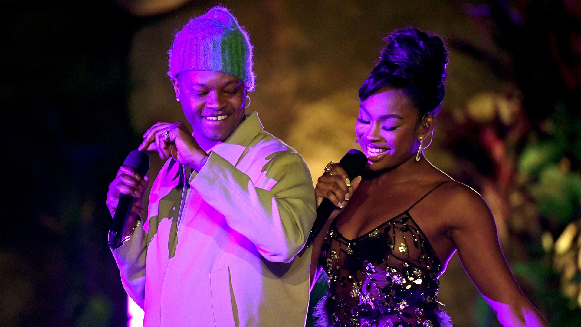 Performers BJ The Chicago Kid and Coco Jones