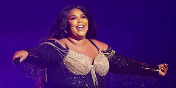 Lizzo on BET Buzz 2021.