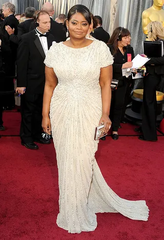 Octavia Spencer after winning an Oscar:&nbsp; - “Thank you, Academy, for putting me with the hottest guy in the room.”(Photo: Jason Merritt/Getty Images)