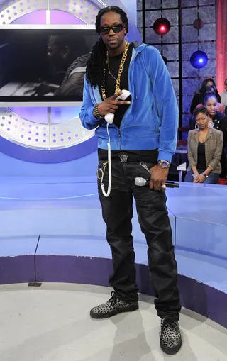 Looking Cool - 2 Chainz at 106 &amp; Park, February 23, 2012. (Photo: John Ricard / BET)