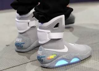 McFly - The-Dream rocking the Nike Mags at 106 &amp; Park, February 23, 2012. (Photo: John Ricard / BET)