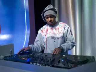 Great Spin - DJ Spynfo at 106 &amp; Park, February 24, 2012.(Photo: John Ricard / BET)