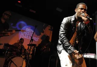 Fresh Face - R&amp;B crooner Shaliek Rivers joined the roster of artists performing at the latest BET Music Matters Showcase at Santos on February 14.&nbsp; (Photo: John Ricard / BET)