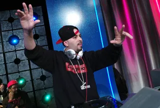 Just Wave - Dj Reymo at 106 &amp; Park, February 17, 2012.&nbsp; (Photo: John Ricard / BET)