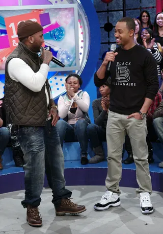 I'm Ready - Young Jeezy and Terrence J at 106 &amp; Park, February 17, 2012. (Photo: John Ricard / BET)