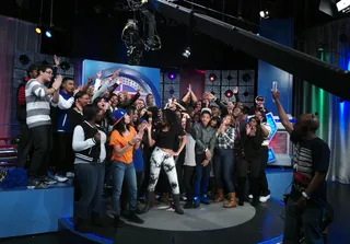 Hands Up - The Livest Audience at 106 &amp; Park, February 17, 2012. (Photo: John Ricard / BET)