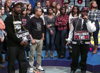 Cool Bro - Freestyle Friday contestant Payne Da Squad Boy vs. Dolo Chillin at 106 &amp; Park, February 17, 2012. (Photo: John Ricard / BET)